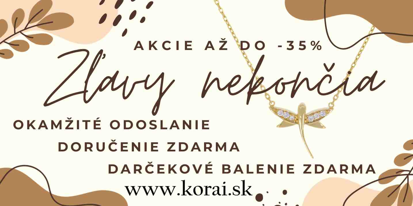 Šperky zo 14 karátového zlata Korai